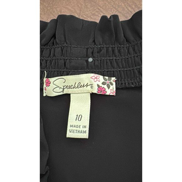 Girls Dress Speechless Size 10 Black and Red - Picture 3 of 6